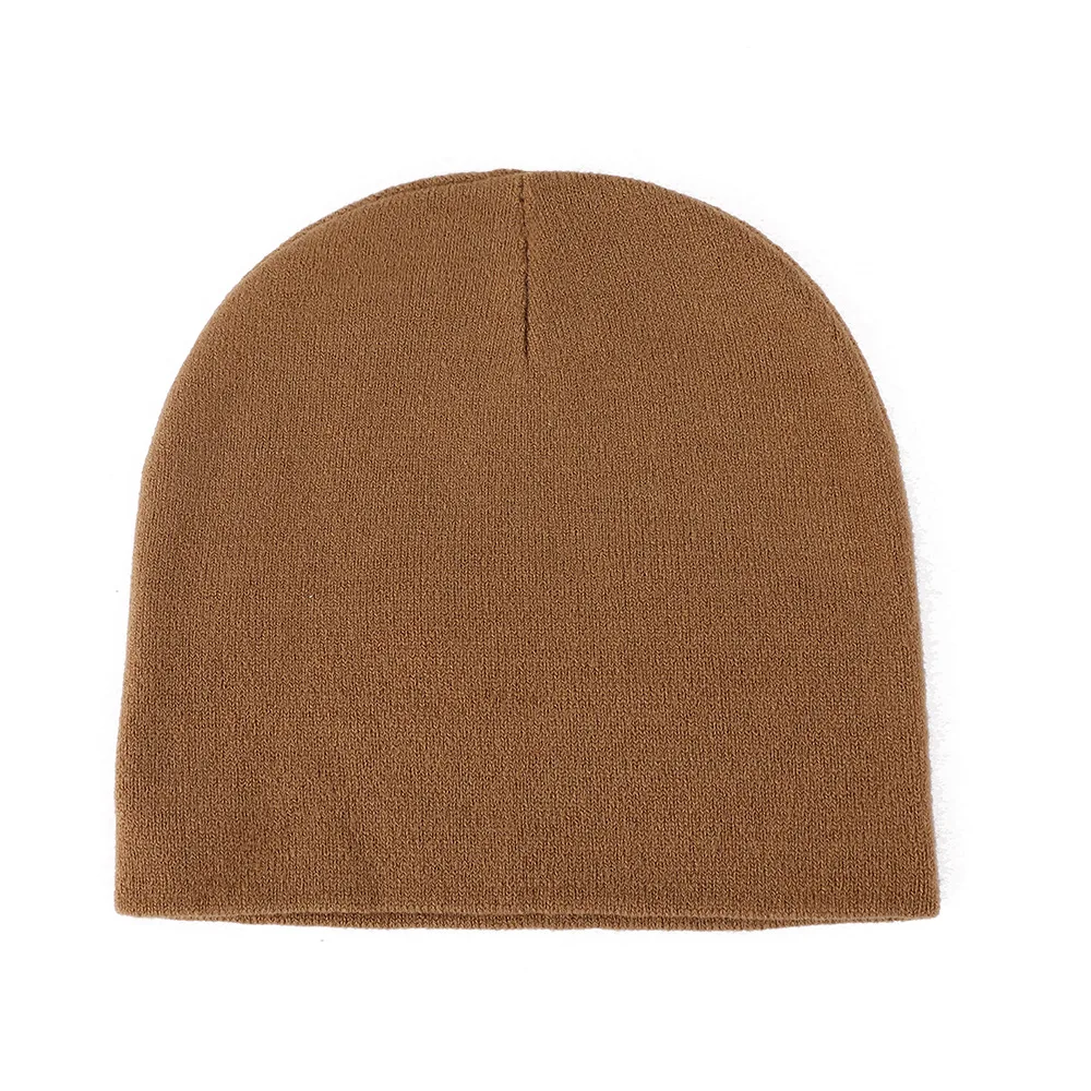 HZM-24153 Promotion Winter Colorful Custom Logo Knit Hats Caps Beanie