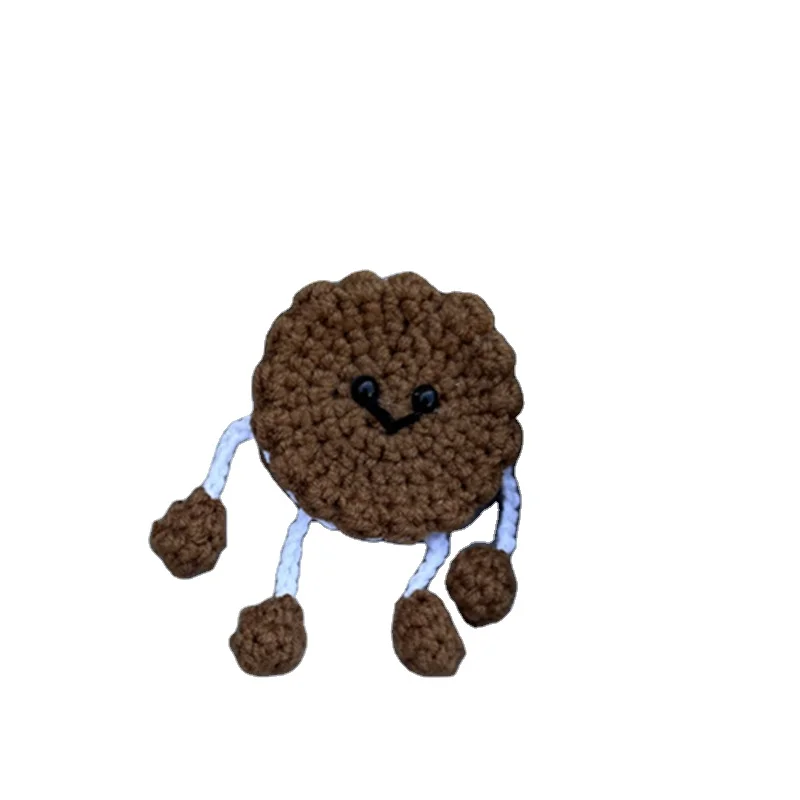 Hot crochet wool small pendant love persimmon car hanging bag cute hanging decoration car hanging orange pear pendant