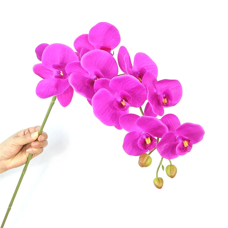 Wholesale Fashion Artificial Plant Butterfly Orchid Flower Branches For Wedding Festival Party Home Living Room Table Decoration