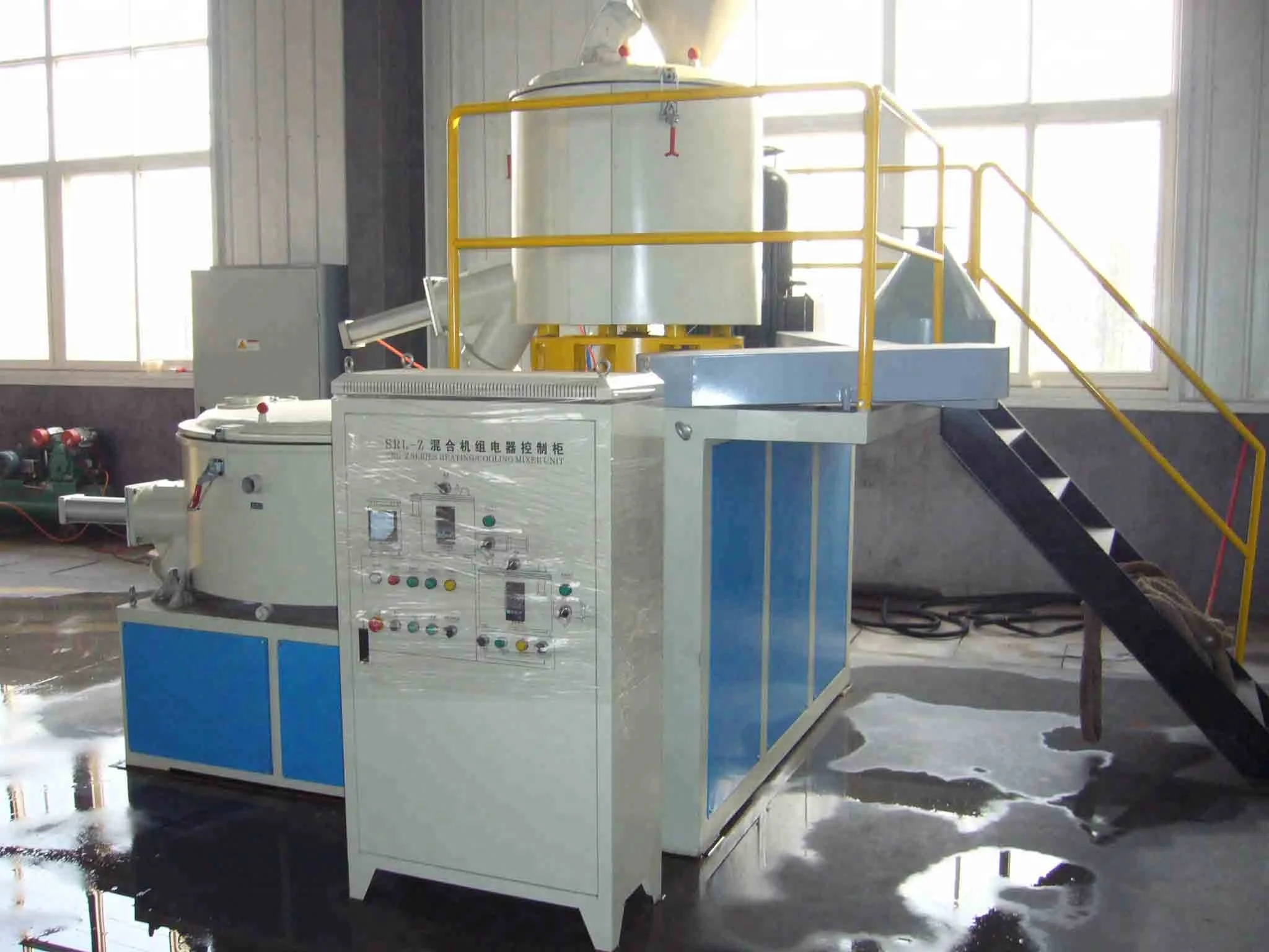 
PVC plastic and wood powder composition WPC compound Mixing machine 