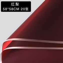 HOT SALE LONGSUN Golden Edge Wholesale Plastic Korean Bouquet Wrapping Paper Custom Flower Wrapping Paper Waterproof