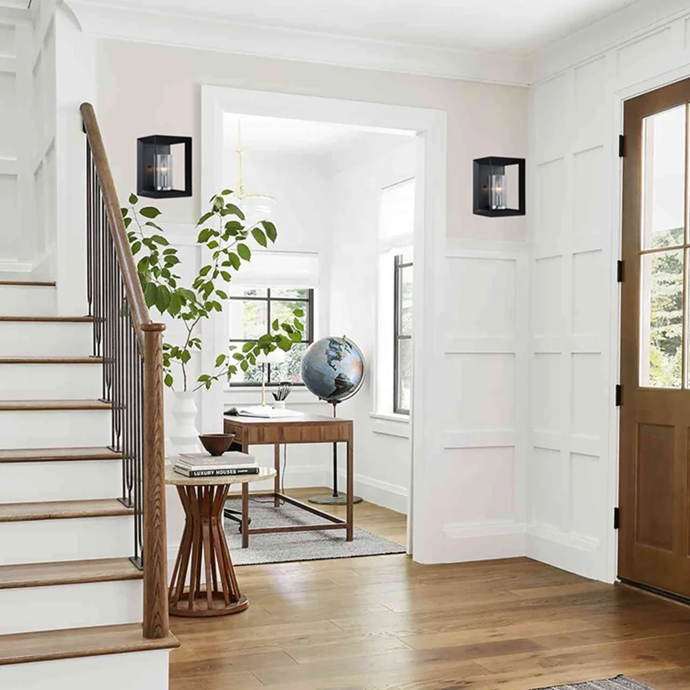 Hotel House Project Modern Vanity Light Brown Sconce Lighting Farmhouse Wall Lamp for Bathroom mirror