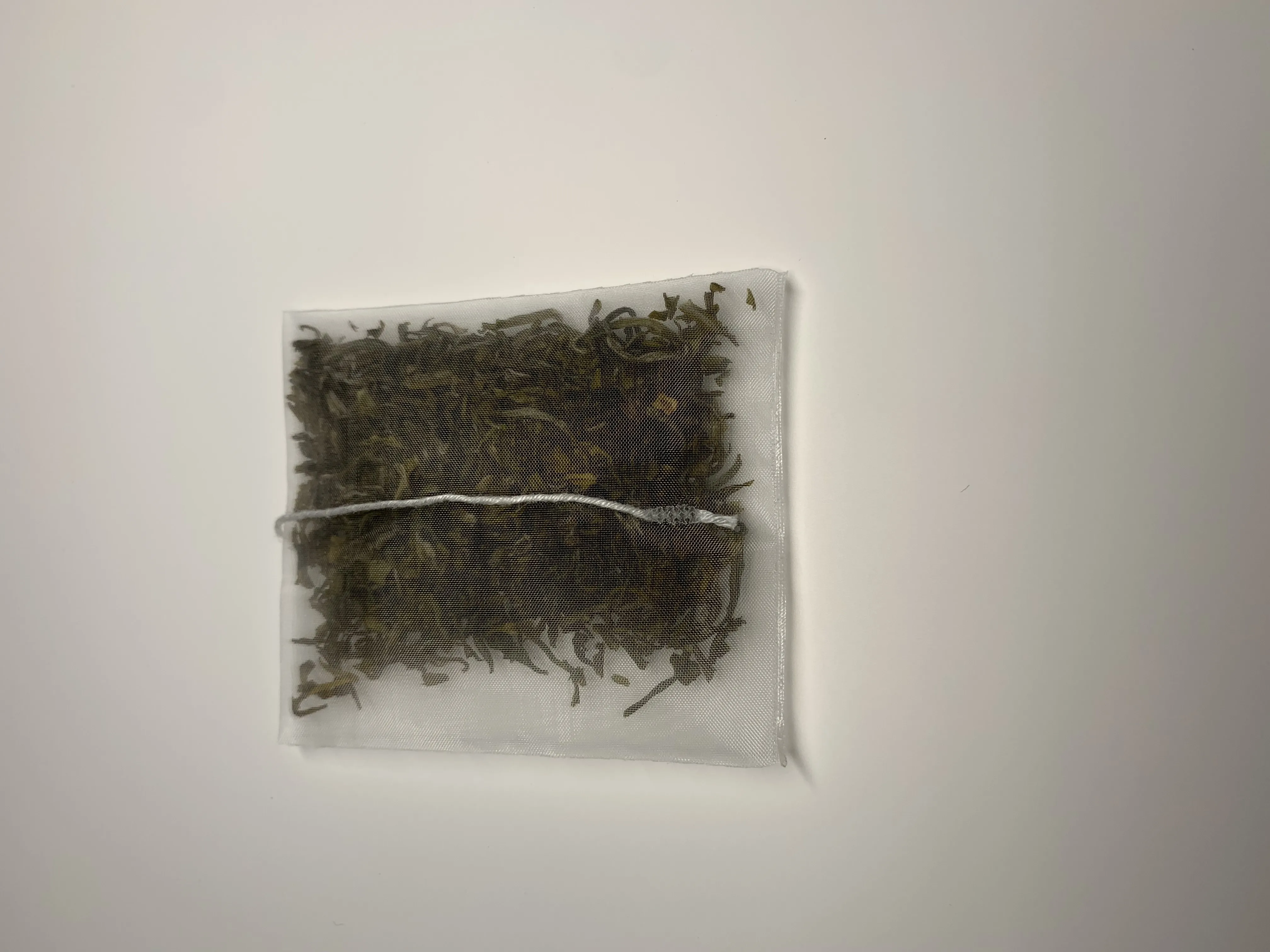 Custom biodegradable Nylon PA corn fiber packaging roll disposable empty pyramid herbal  filter bag