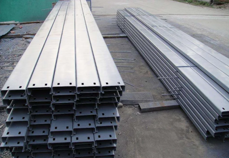 Yh Steel processing parts galvanized U-shaped C-shaped steel friction resistant channel steel