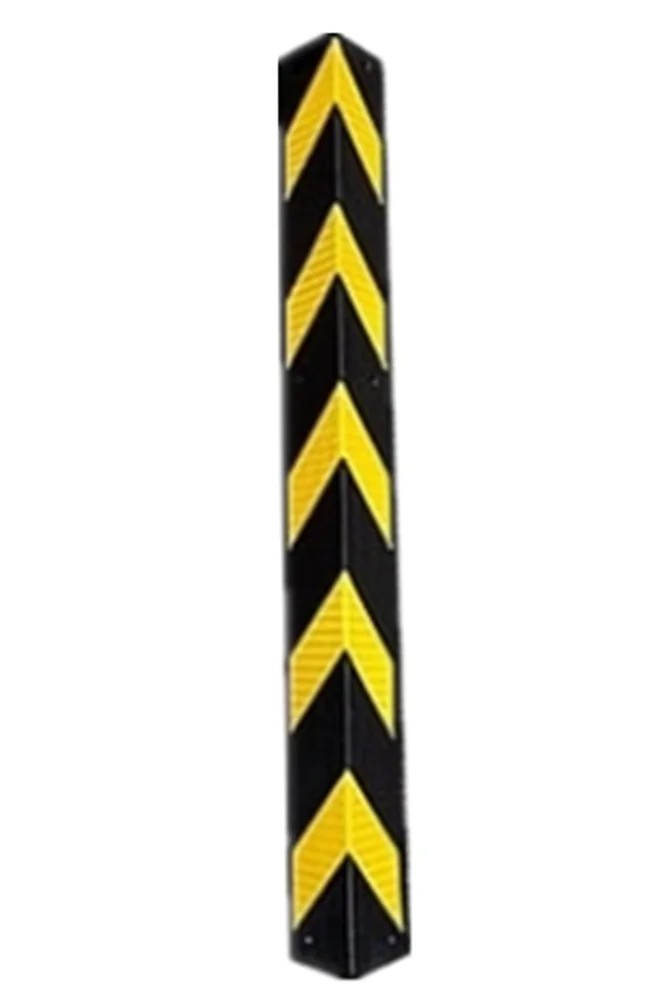 100cm height right angle rubber edge protector rubber parking guard rubber wall corner guard
