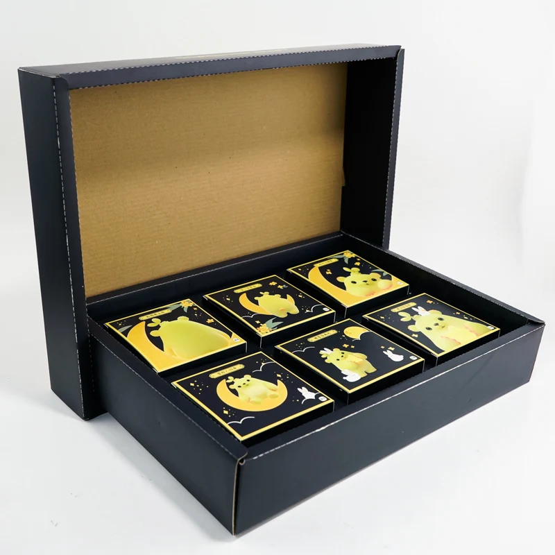 Customized LOGO Printing Colorful Paper Box Moon Cake Box Outer Packaging