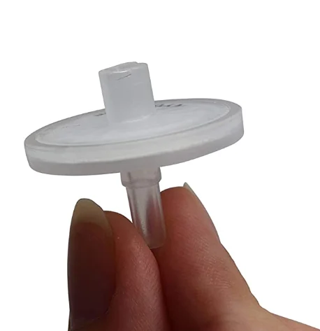 Syringe Filters PTFE Membrane  Hydrophilic Filtration, 0.22um Pore Size, 25mm Membrane Diameter