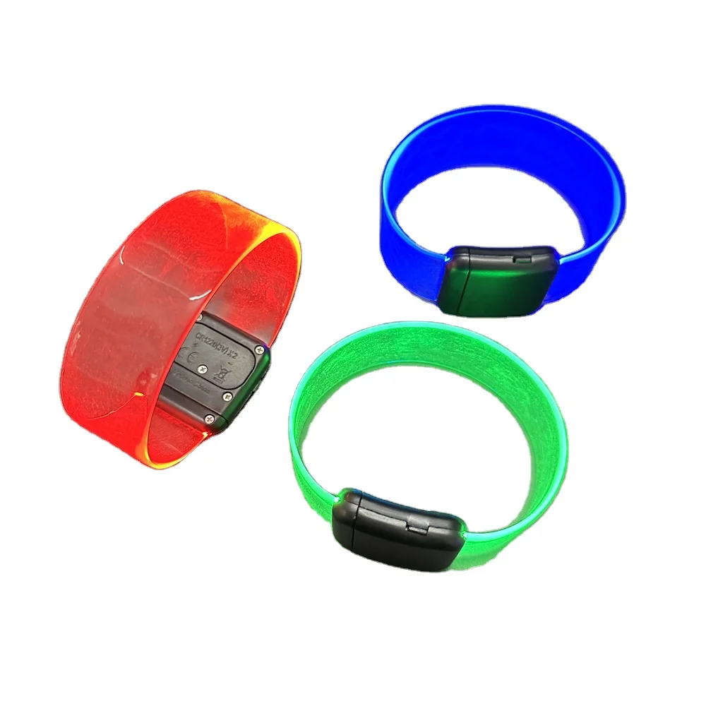 Novelties 2024 Technology Product Custom Logo LED Magnetic Wristband