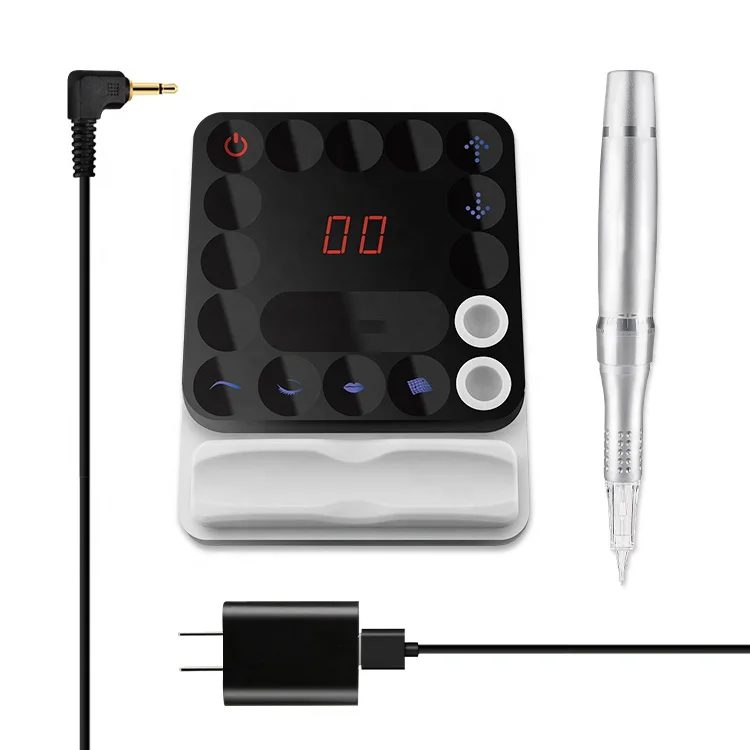 SEASON DER Tattoo Machine China Supplier High-end customizing Brow Lip Buttons Control Less Noise pmu machine wireless 30