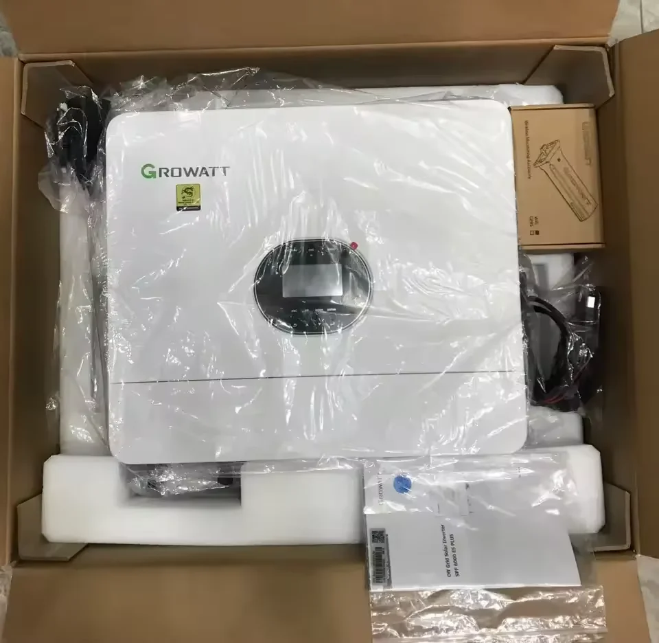 Wholesale Growatt Spf6000Es Plus Hybrid Off Grid Solar Inverter With 48V Battery Voltage