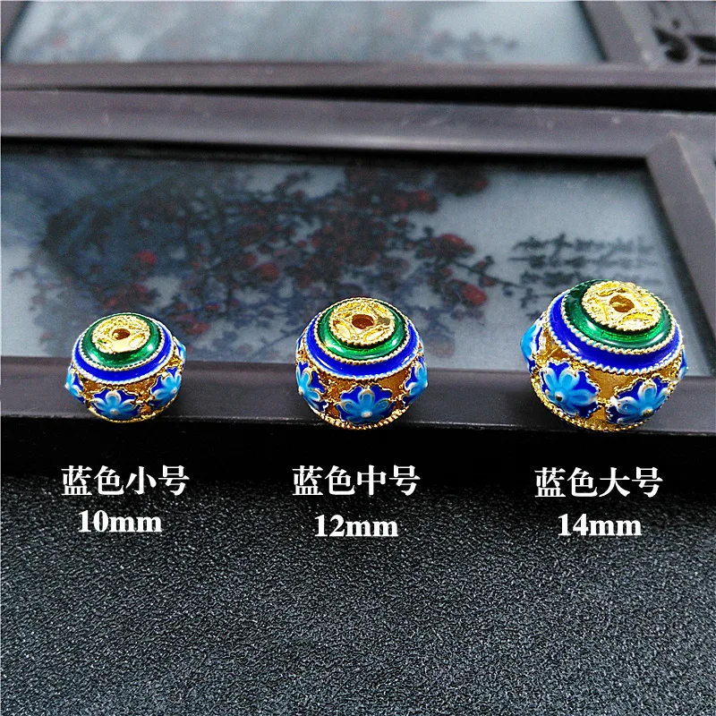 DIY handmade floret beads with copper enamel beads bracelet bracelet string accessories accessories