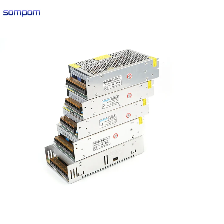  OEM 220v 240v ac к 5v 12v 24v 36v 48vdc smps универсальный выход 50w 400w импульсный источник