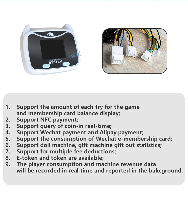 Amusement Park Management Intelligent Card System Mini Card Reader For Game Center