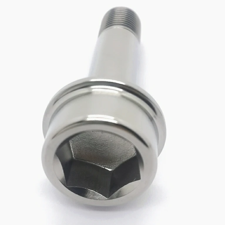 ZFTI High Quality   titanium Alloy 6Al-4V  Premium Grade Titanium Hub Bolts for Automotive Industry