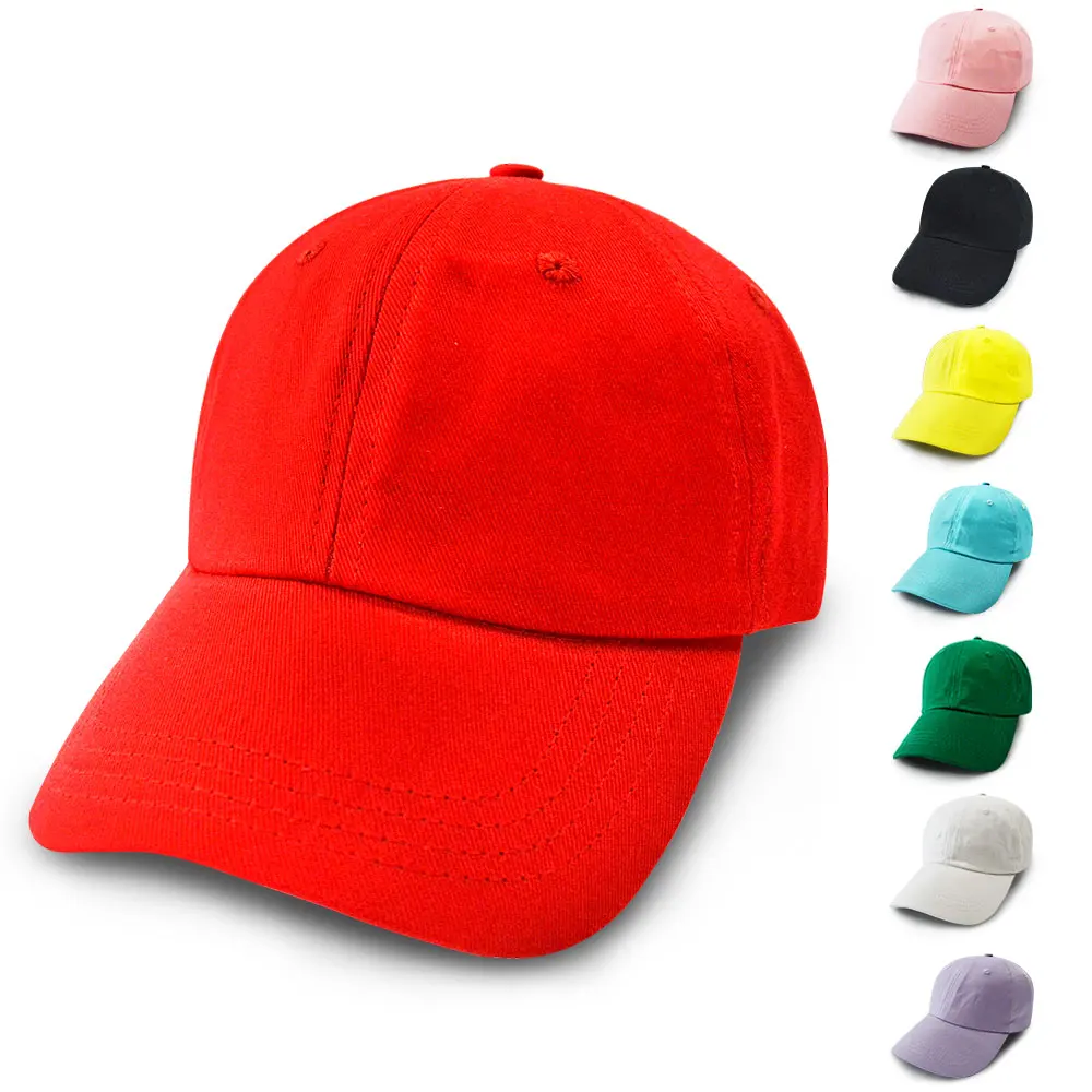 Wholesale Cheap Cotton Soft Unstructured Blank Gorra Custom Dad Hat 6 Panel Soft Baseball Cap