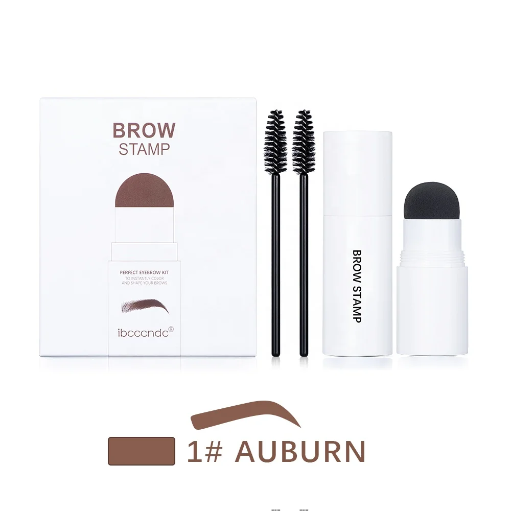 2022 One Step Eyebrow Stamp Set With Stencil and Brush soap Magic Brow Stencil Eyebrow Brush Enhance Cosmetics Eyebrow Gel Tint