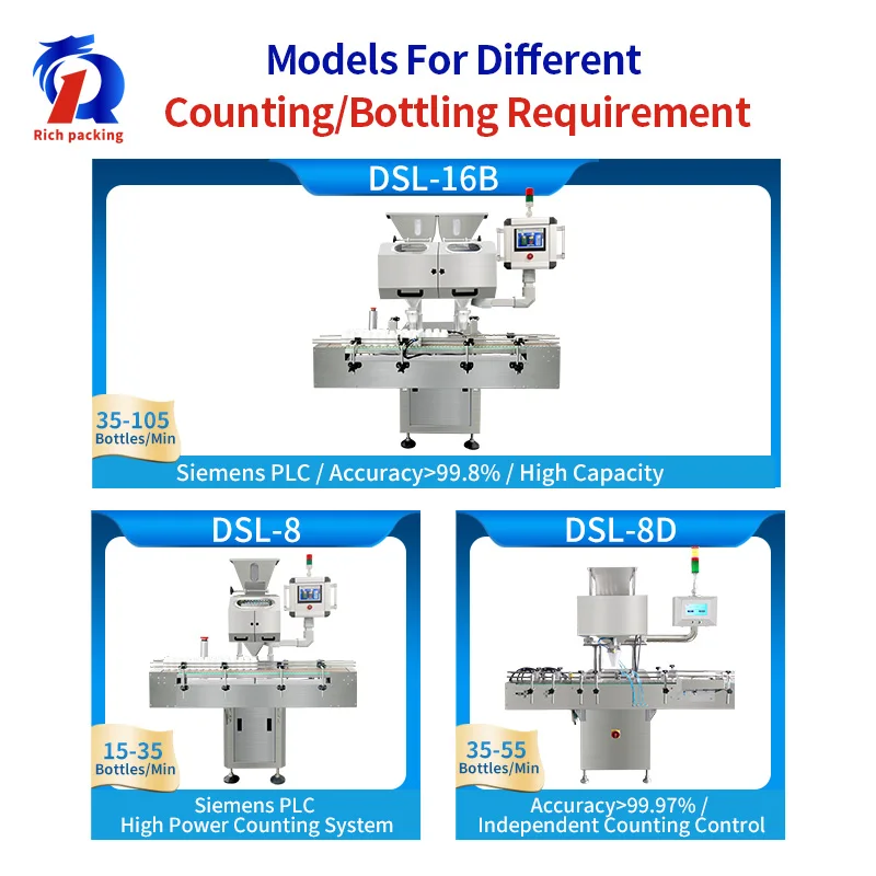  Small Full Automated Tablet Bottling Counter Capsule Counting