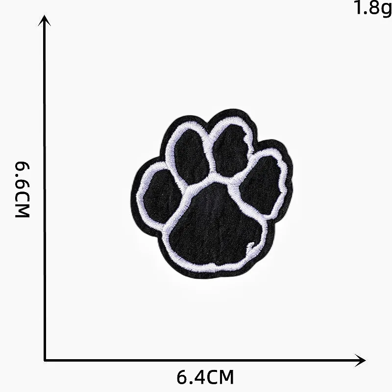 Computer black embroidered cloth patch badge down clothes jeans bags shoes and hats patches repair hole decoration