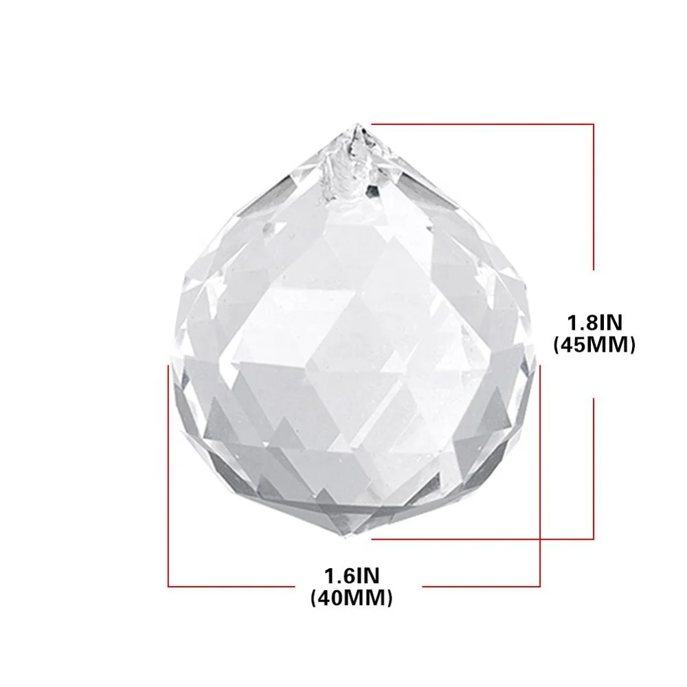 Factory Wholesale Clear crystal chandelier 3 pcs14mm pendant +40mm crystal ball  parts for wedding decoration
