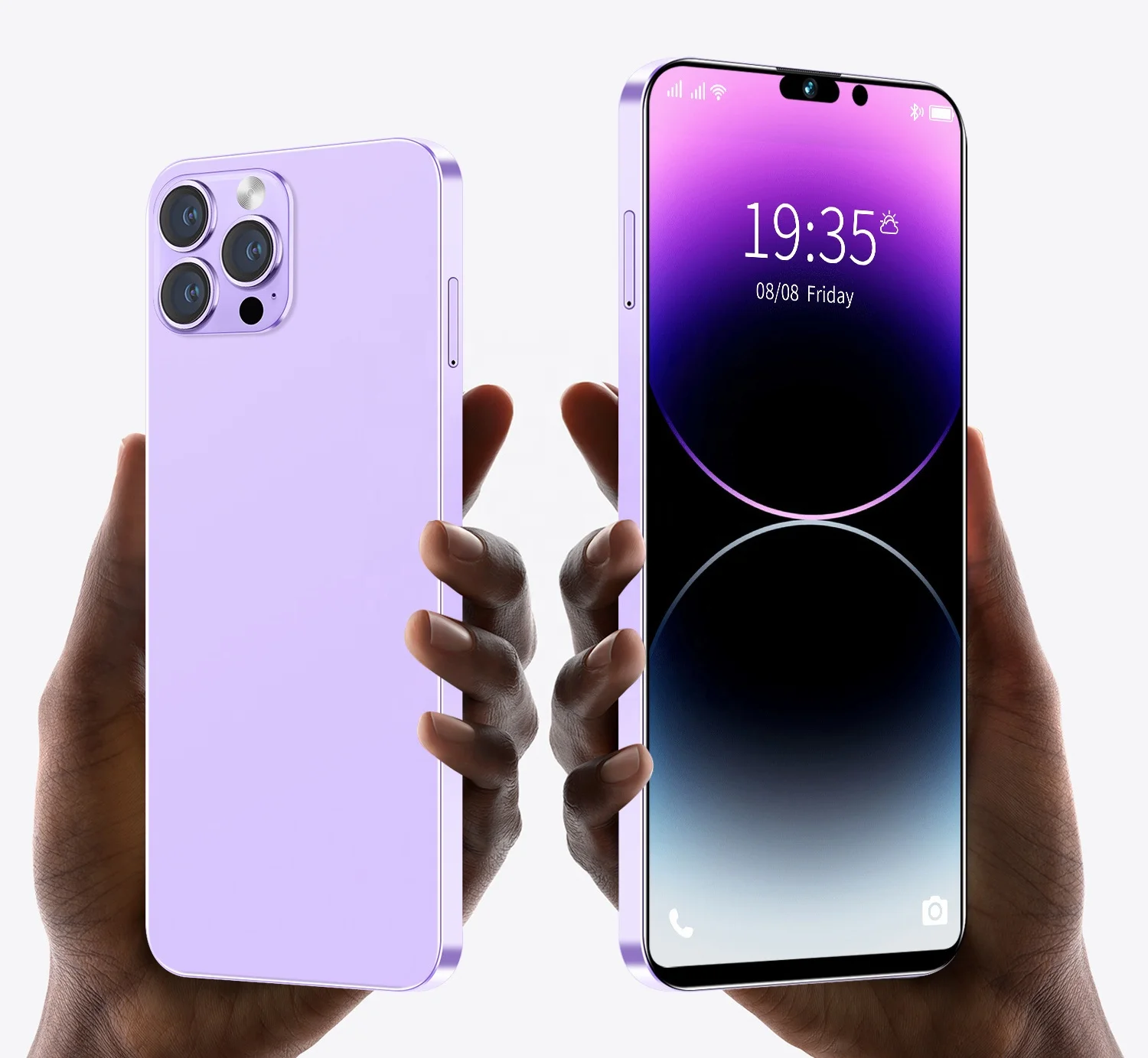 New Hot selling i14 Pro Max Original Global Unlock Smartphone With 8GB+512GB 6.8 Inch Big Screen Dual SIM Card GSM 5G Cell Phone