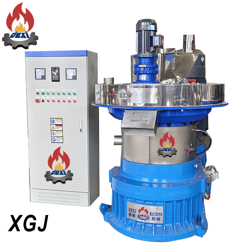 XGJ560P  Biomass pellet making sunflowers seeds husk  ring die pellet machine