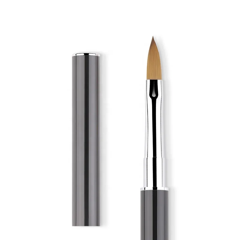 Rhinestone  Nail Art brush pen diamond metal acrylic handle carving powder Gel brushes