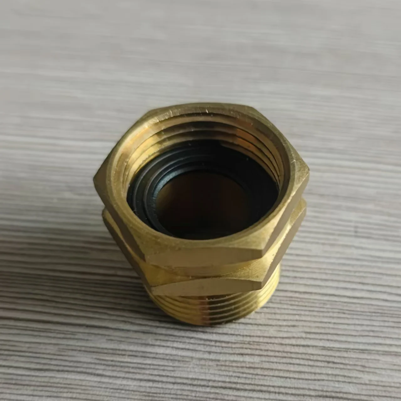 Export USA Standard Faucet Connector Garden Hose Adapter 3/4 GHT Female Thread To 3/4 NPT Male Thread Connector