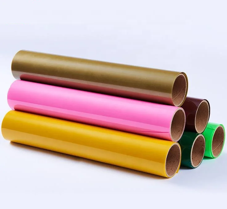 Factory vinyl textile customized foil adhesive sublimation paper heat transfer film roll fabric cuttable for digital printer