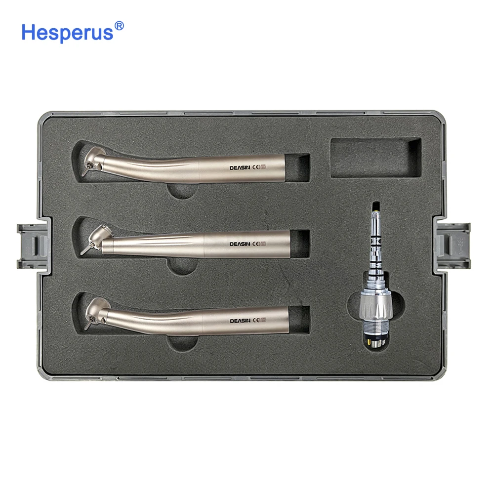 Dental Handpiece Kits Optical Fiber Turbine High Speed Rotation Pen for Led Kavo Quick Connect Coupler Dental Handpiece