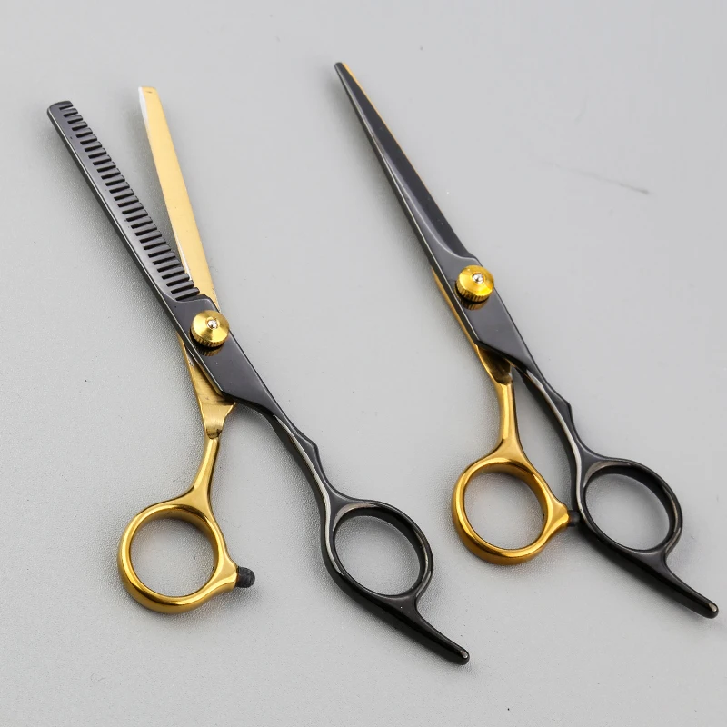 11PCS Hair Scissor set home use Hairdressing Scissors Kit Hair Clipper Thinning cutting Scissors Barber haircut sets For Barber