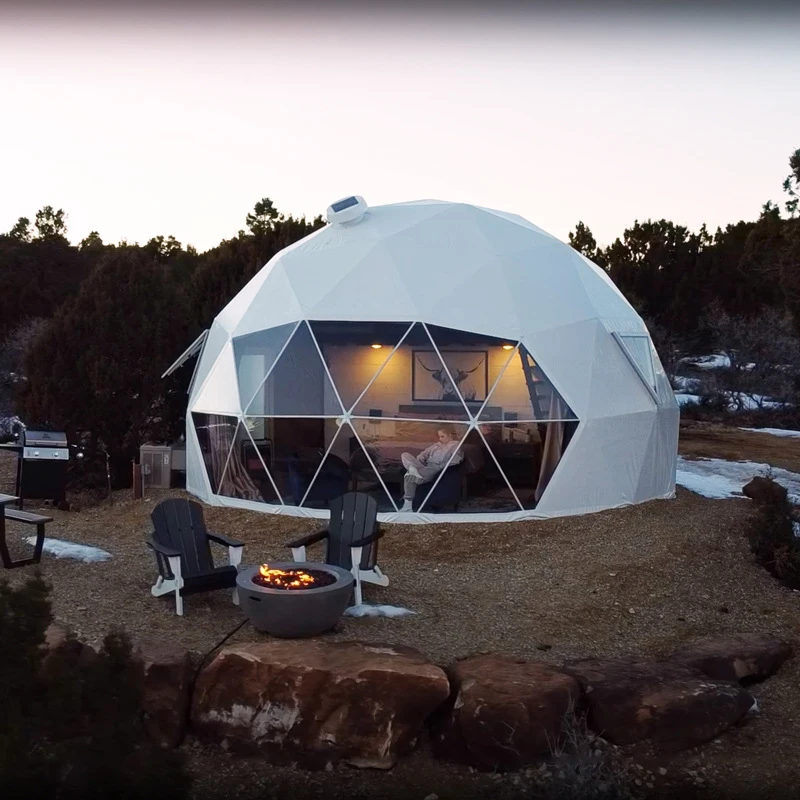 Giantsmade Bubble House Diameter 10M Tent With Bathroom and Drawing Room Luxury Outdoor Hotel Customizable