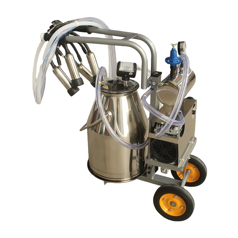 HL-JN11  New Design Good Quality Milking Machine for Small Farm with economic cost
