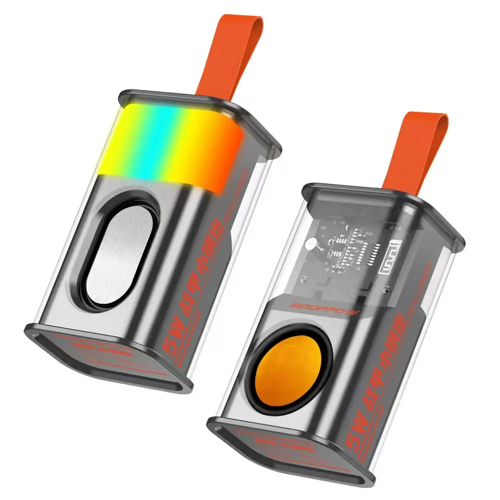 Bike Bluetooth Speaker 5W Mini Speaker with TF Card, USB, FM for Outdoor Activities/Phone