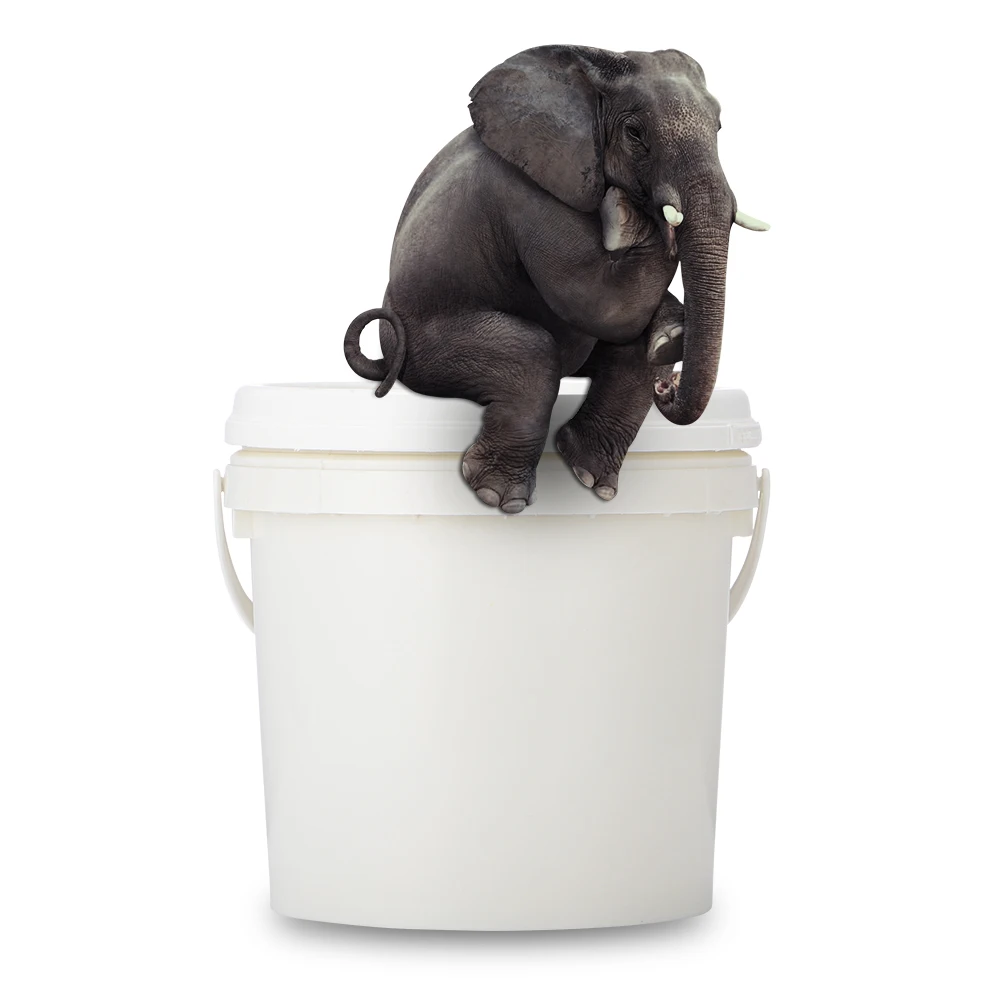 supply sales china oem new plastic 4 liter white color mini blank liquid soap barrel with pp lid