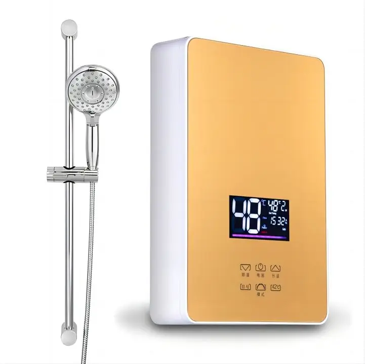 3500w To 6000w Smart Water Heater 120v To 240v Wall Mounted Kitchen Shower Instantaneous Electric Water Heater
