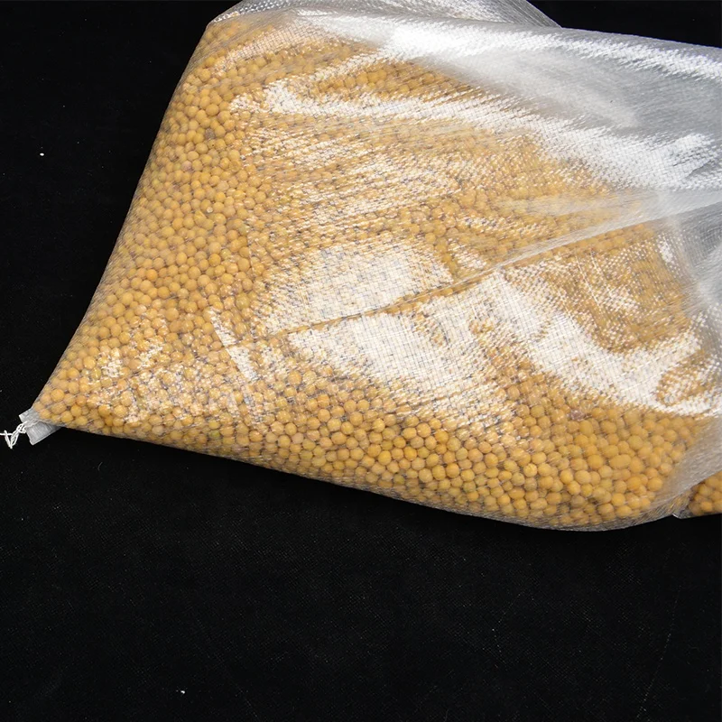 In Stock rice packaging pack bag 100% virgin polypropylene woven transparent bag