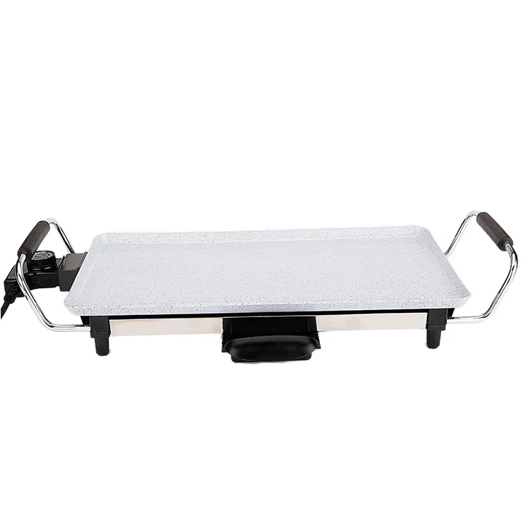 Aluminum non-stick korean electric bbq grill table griddle teppanyaki plates