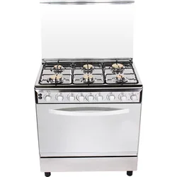 Газовая плита Xunda с духовкой, 6 горелок, газовые плиты из нержавеющей стали с духовкой и грилем