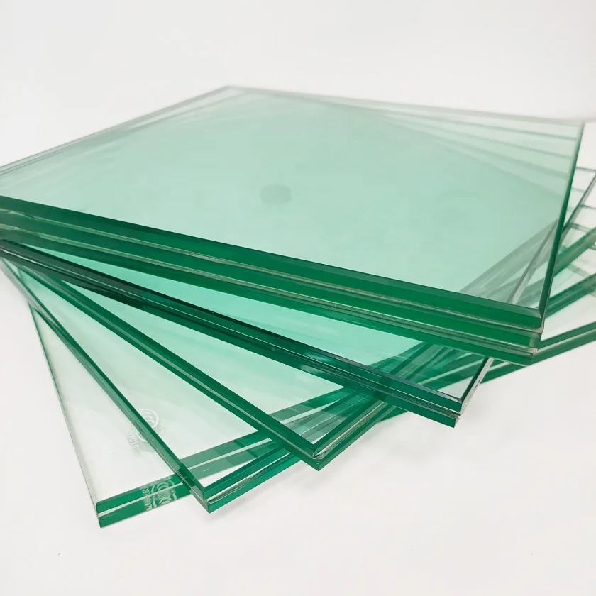 Factory Price 6mm 7mm 8mm 10mm 12mm 14mm  Laminated Glass Industrial Bathroom Kitchen Workshop Supermarket Glass Laminated