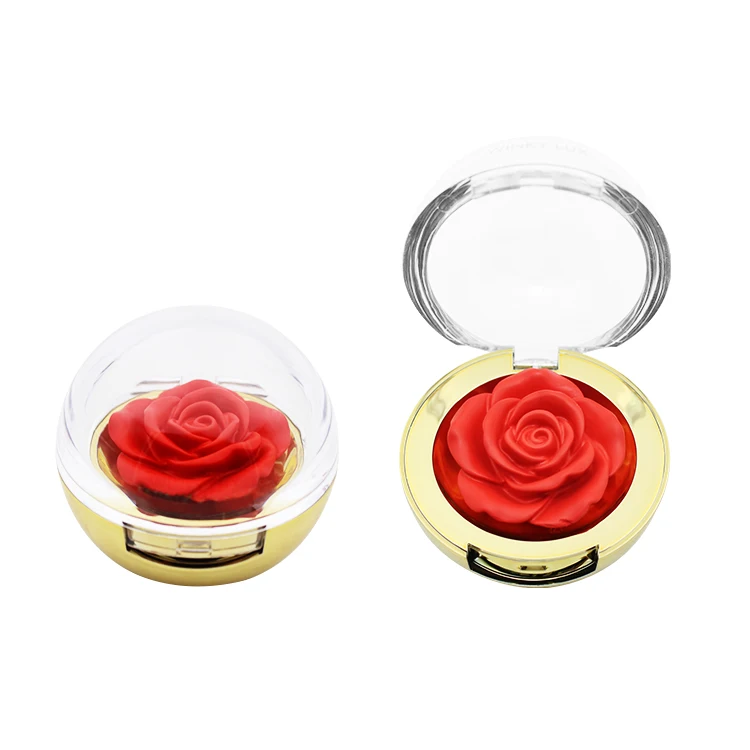 make your own brand organic vegan cruelty free single blush private label vitamin e 3d rose blush