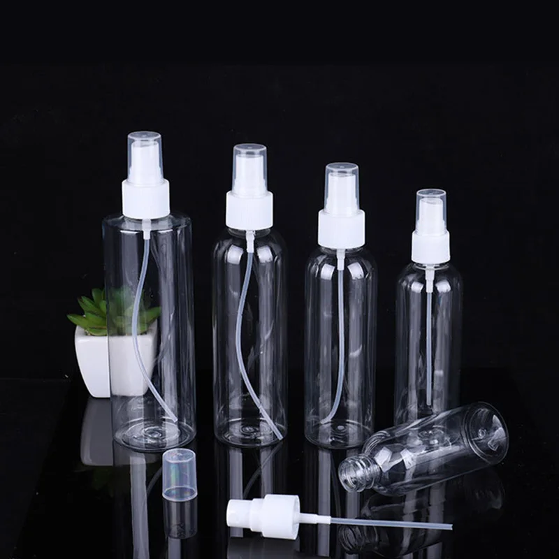 Empty transparent 1 oz 50ml 80ml 100ml 120ml 150ml plastic spray bottles