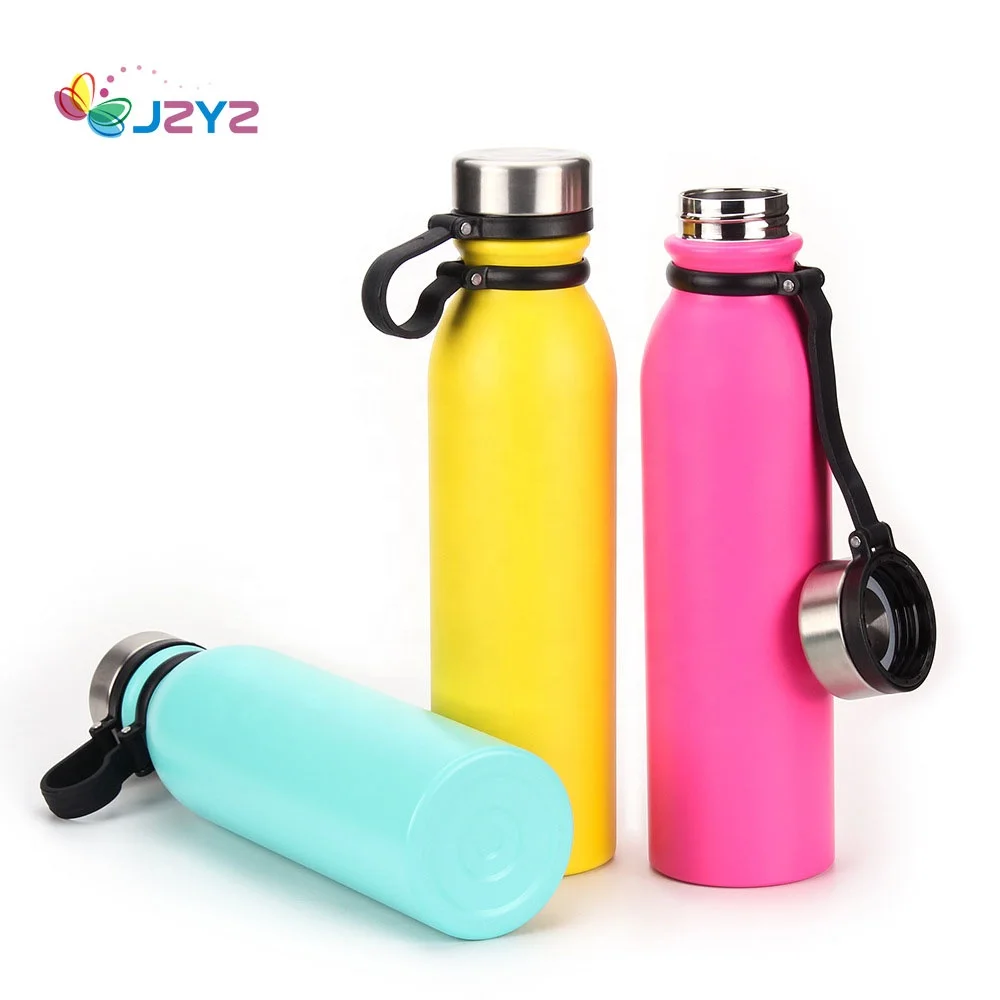 JZYZ оптовая продажа изолированная чашка с логотипом на заказ двухслойная стеклянная для воды креативная компания подарочная печать бутылка из нержавеющей