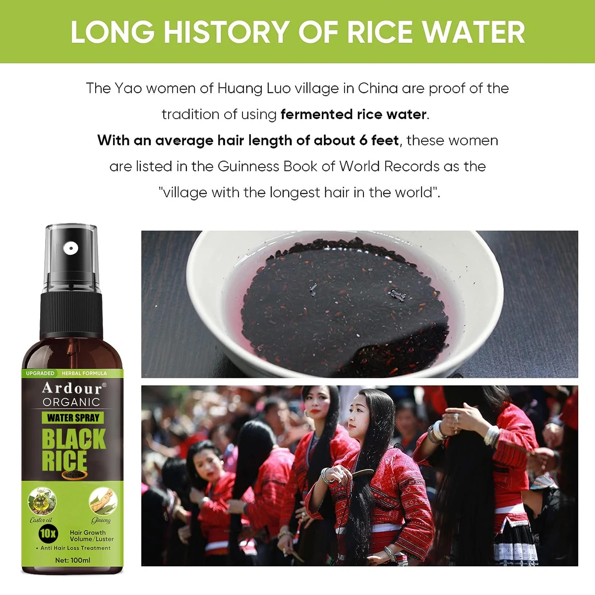 Private Label Organic Natural Hair Care Products Hair Spray For Women And Men Repair Moisturizing Smooth Nourish Plant Based