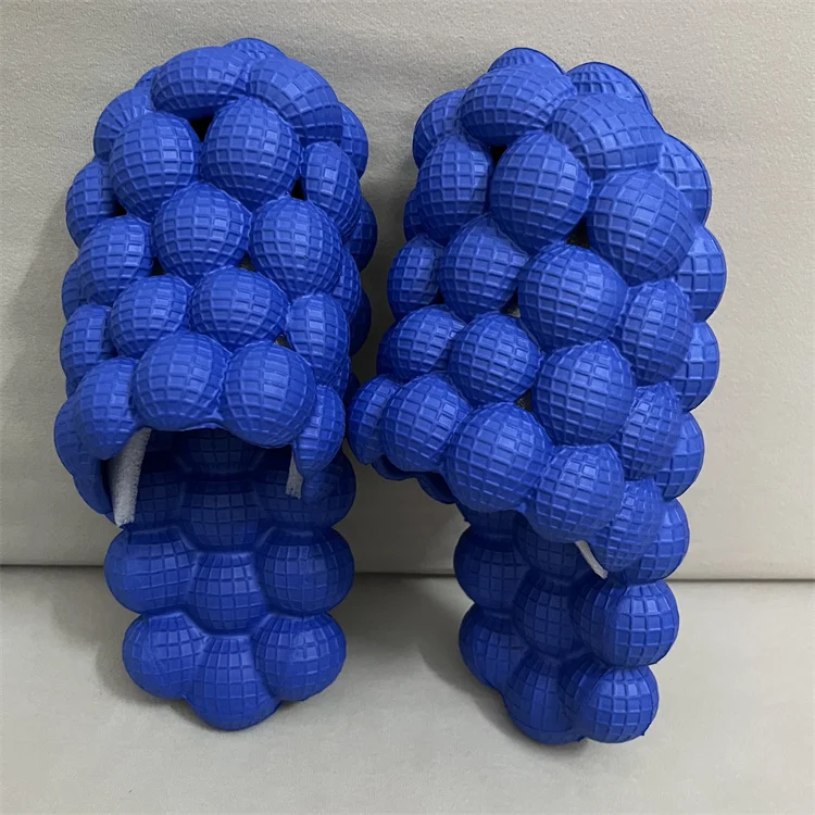 Tan EVA Unisex footwear Indoor Outdoor Slipper Ladies Women Slides Pink Bubble Slippers Slides