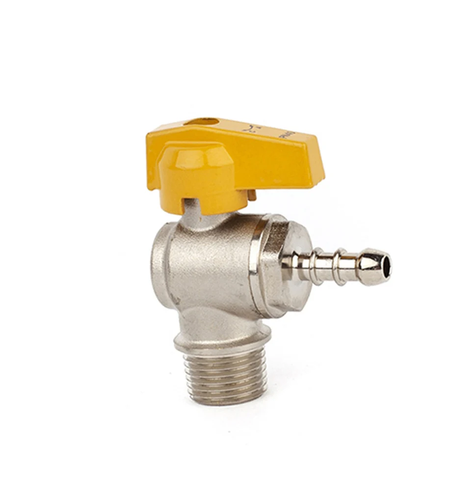 High quality brass chrome plated vertical gas valve
