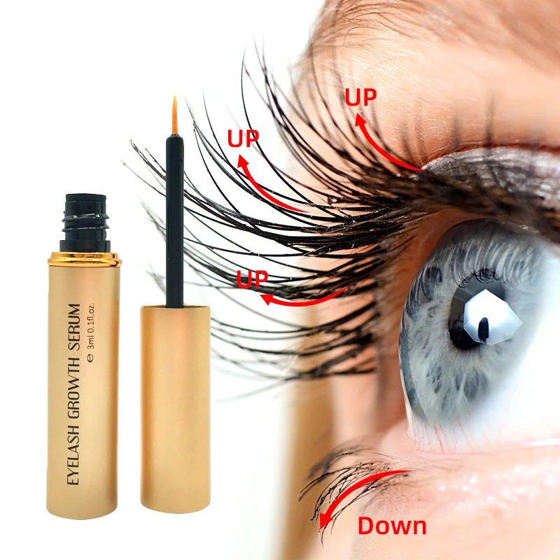 OEM Private Label Eyelashes Liquid Natural Eye Lash Growth Serum Eyebrow Enhancer Growth Eyelash Serum