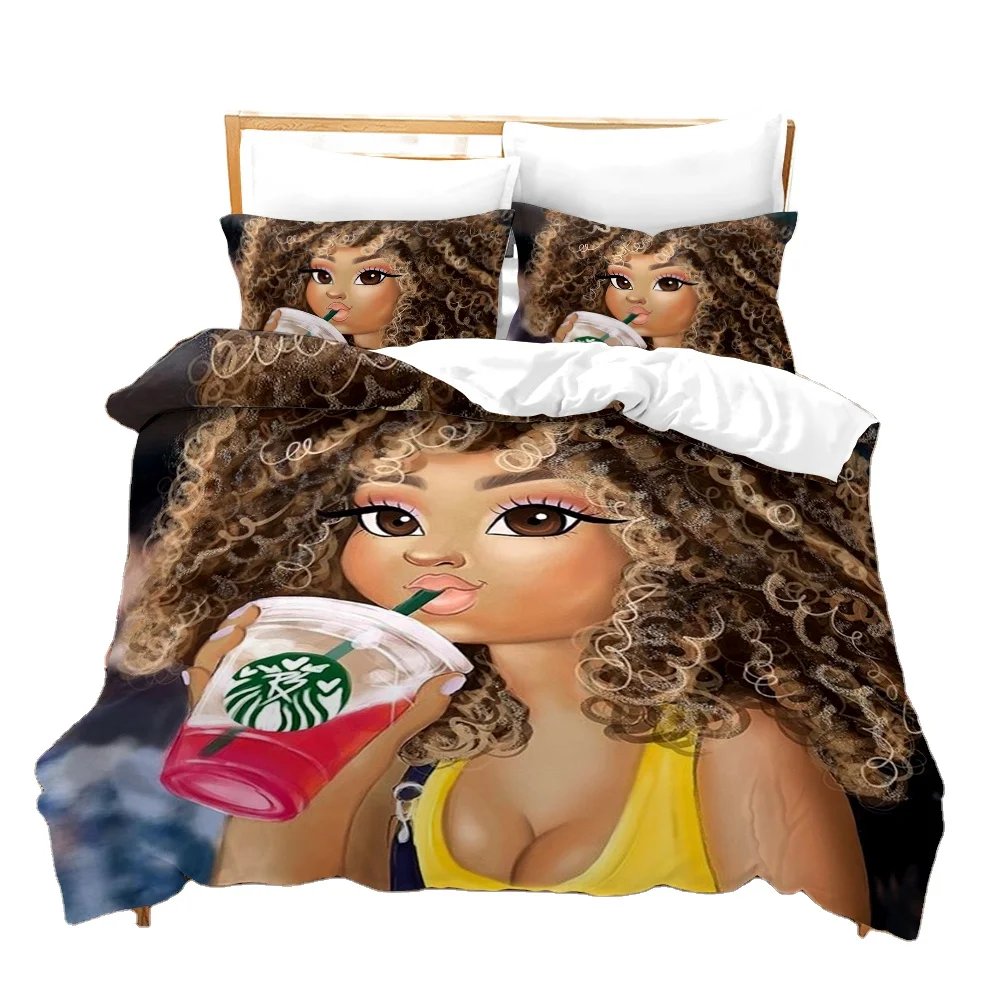 Пользовательская мода 3D King Queen Twin Size Sabanas para Cama покрывало простыни комплект постельного