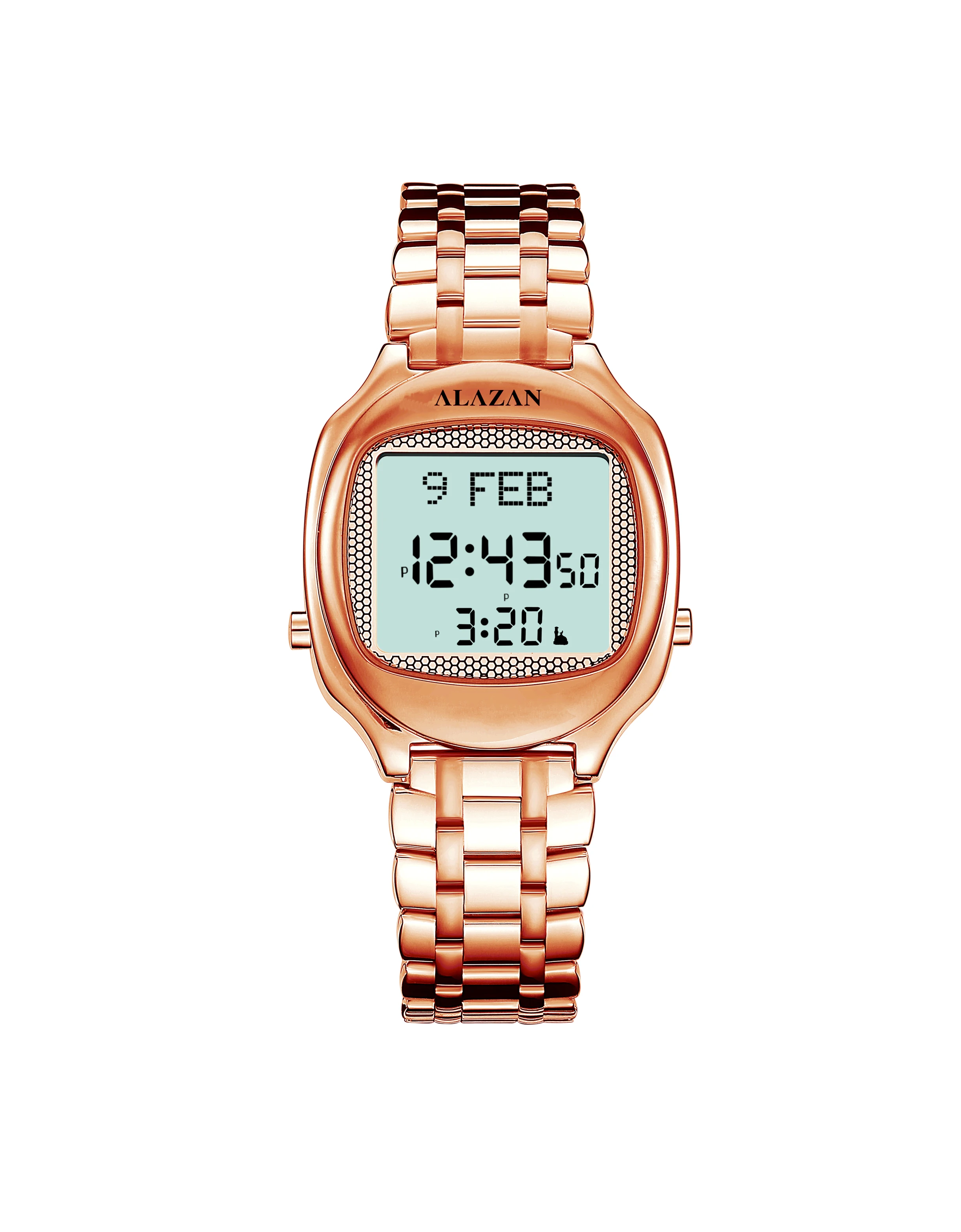 All of the world time reminding qiblat compass islamic muslim azan watch  ramadan prayer time watch