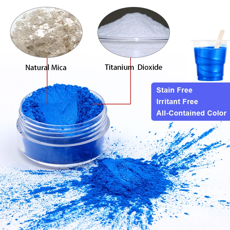 Cosmetic Grade Mica Color Pigment Pearl Pigment Powder Mica Powder For Epoxy Resin