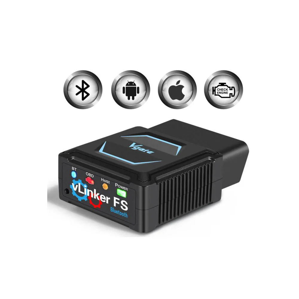 Vgate Vlinker FS OBD инструмент для сканирования беспроводной BT OBD2 автомобильный диагностический